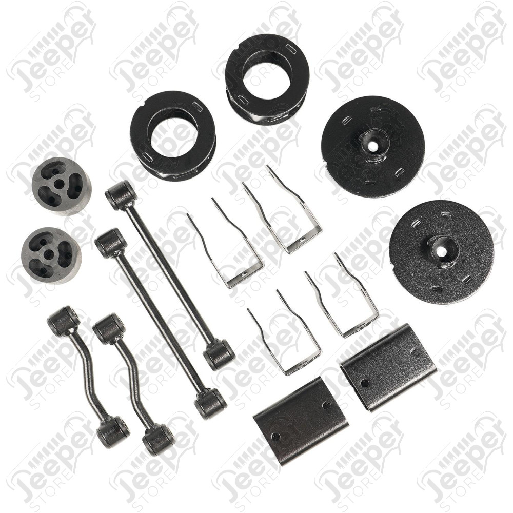 Economy Spacer Lift Kit 2.5 inch; 18-20 Jeep Wrangler JL