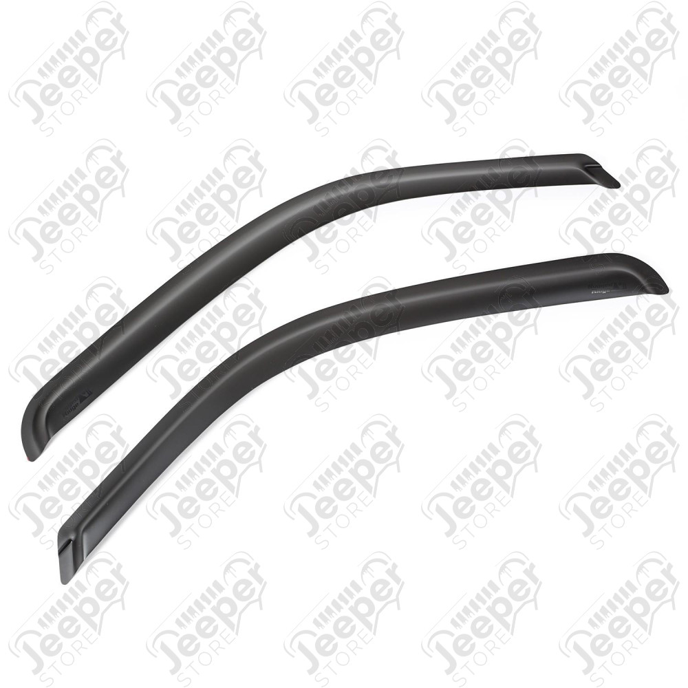 Window Visor Kit, Front, Matte Black; 00-06 Chevrolet Tahoe/Yukon