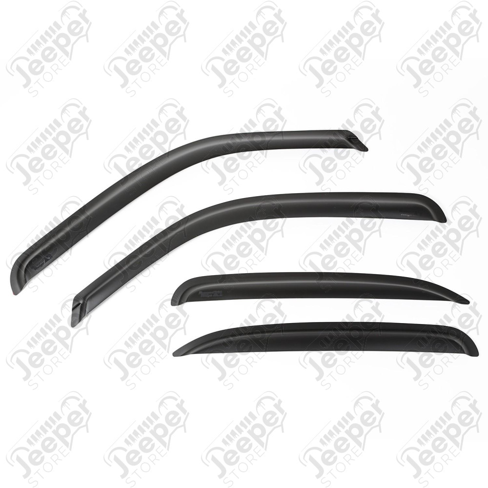 Window Visor Kit, Matte Black; 00-06 Chevrolet Tahoe/Yukon