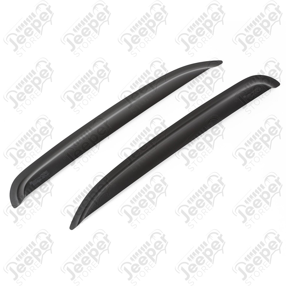 Window Visor Kit, Rear, Matte Black; 00-06 Chevrolet Tahoe/Yukon