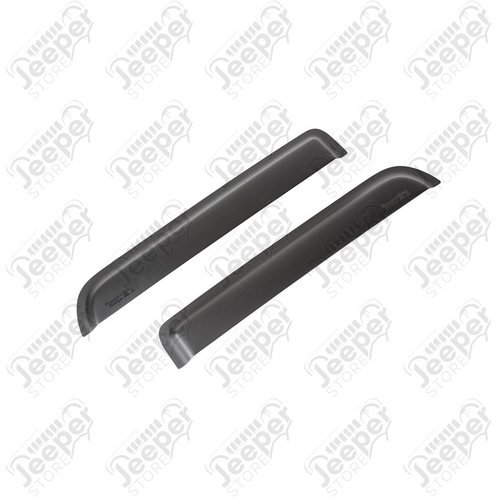 Window Visor Kit, Rear, Matte Black; 09-14 Ram 1500 Quad Cab Pickup