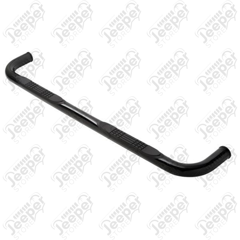 Tube Side Step, 3 Inch, Black; 07-09 Toyota Tundra Extra Cab