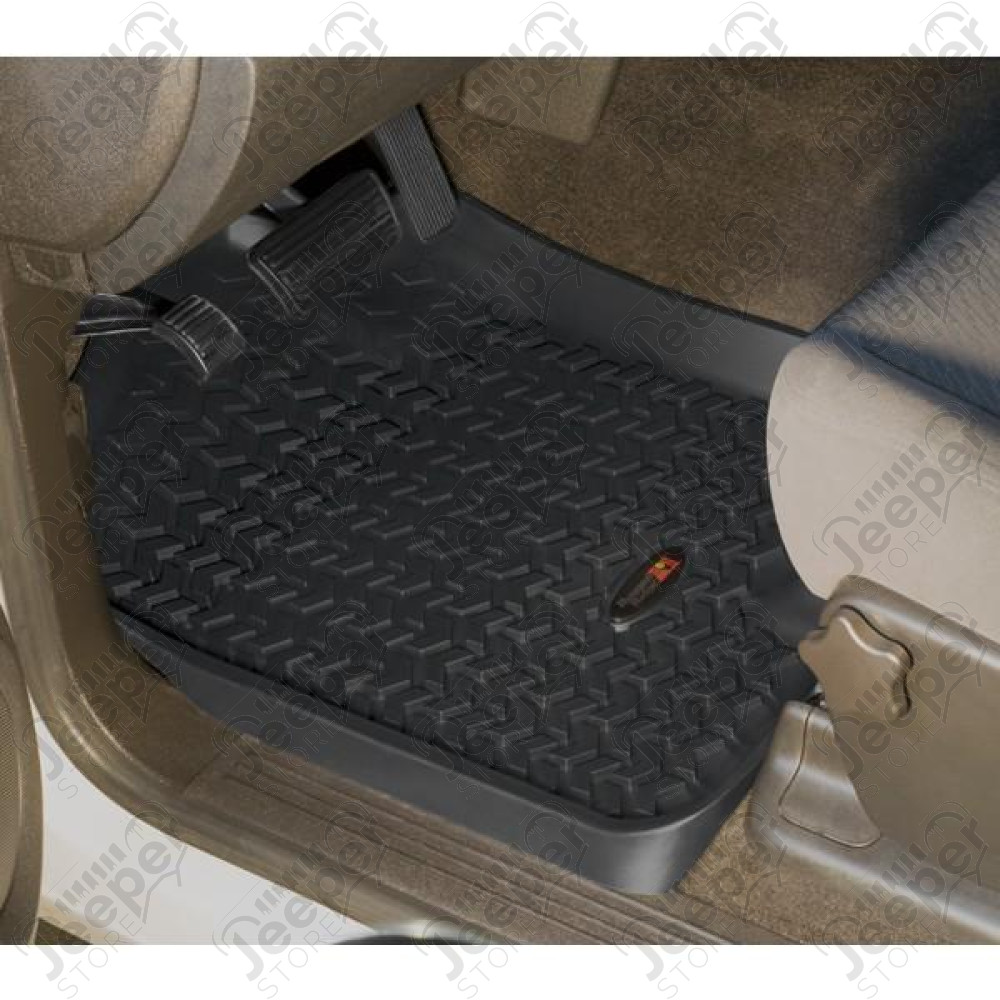 All Terrain Floor Liner, Front Pair, Black 07-14 GM Truck/SUV