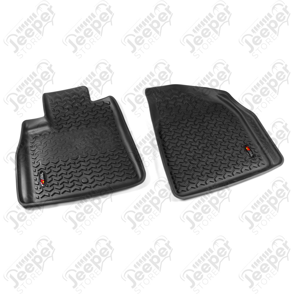 Floor Liner, Front; Black, 2009-2017 Chevrolet / GMC / Buick / Saturn Traverse, 07-20 Acadia, 08-17 Enclave, 07-10 Outlook 