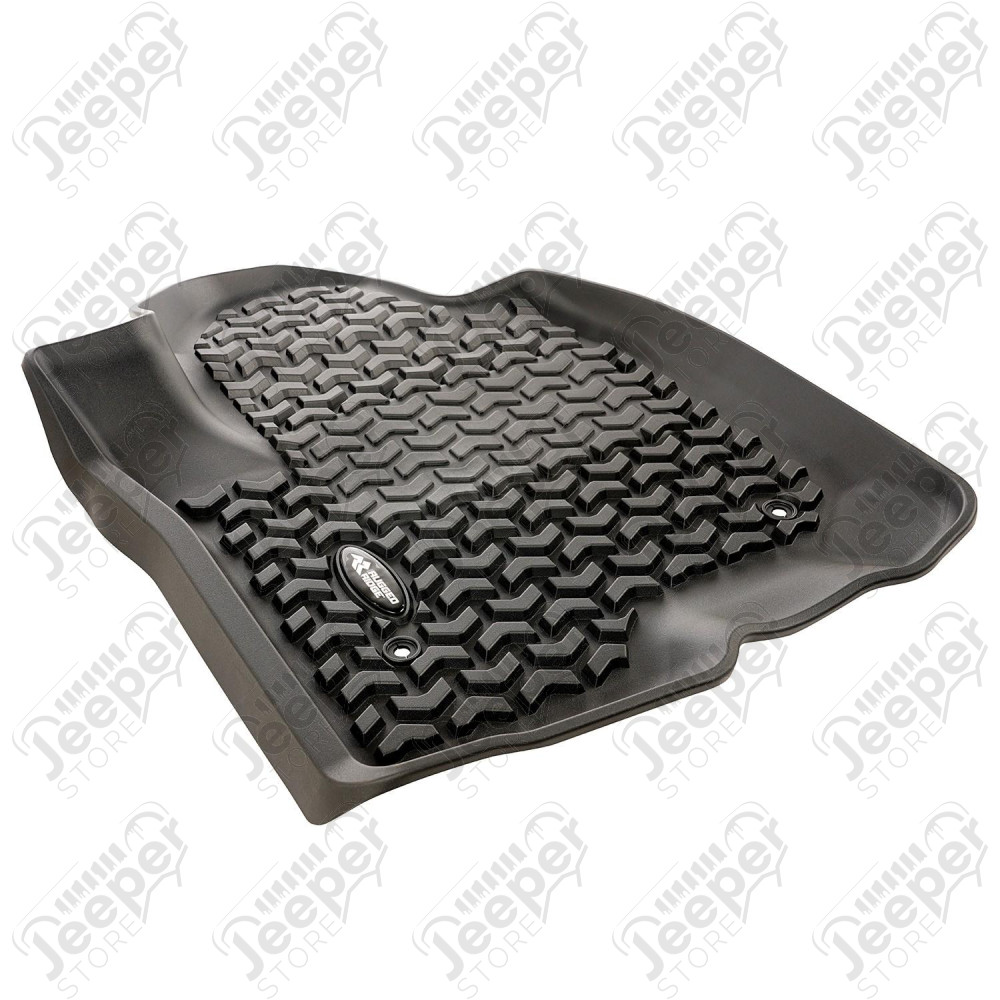 Floor Liner, Front Black, 2020 Chevy Silverado Crew