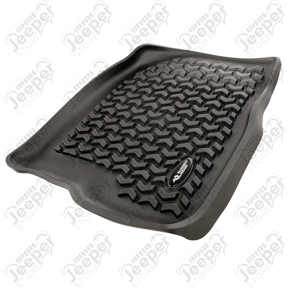Floor Liner, Front Black, 2020 Chevy Silverado Crew