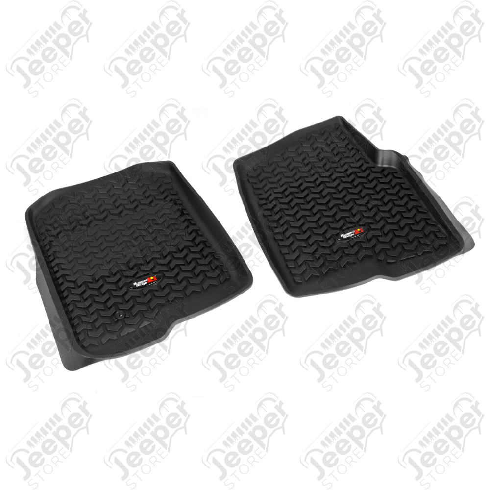 All Terrain Floor Liner, Front Pair, Black; 04-08 F-150/Mark LT