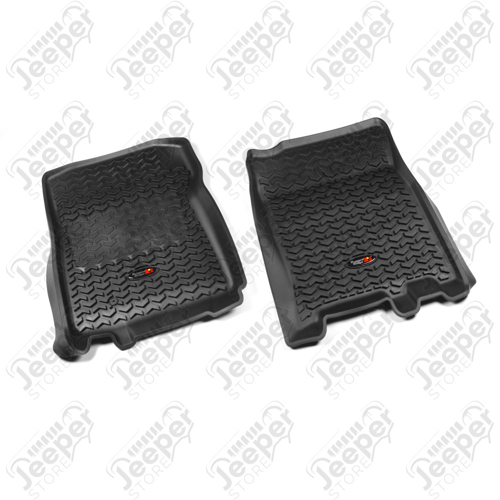 All Terrain Floor Liner, Front Pair, Black; 97-03 F-150 Ext/RegCab