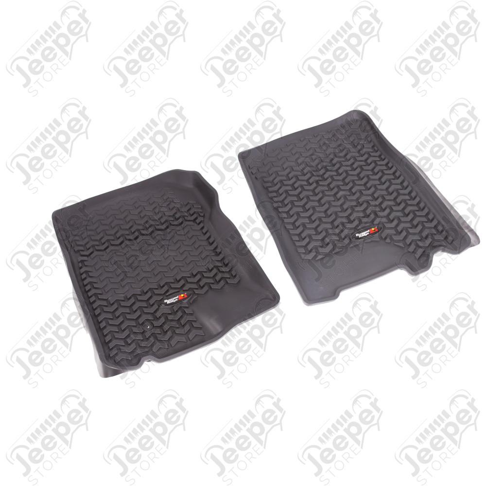 All Terrain Floor Liner, Front Pair, Black; 97-03 Ford Truck/SUV