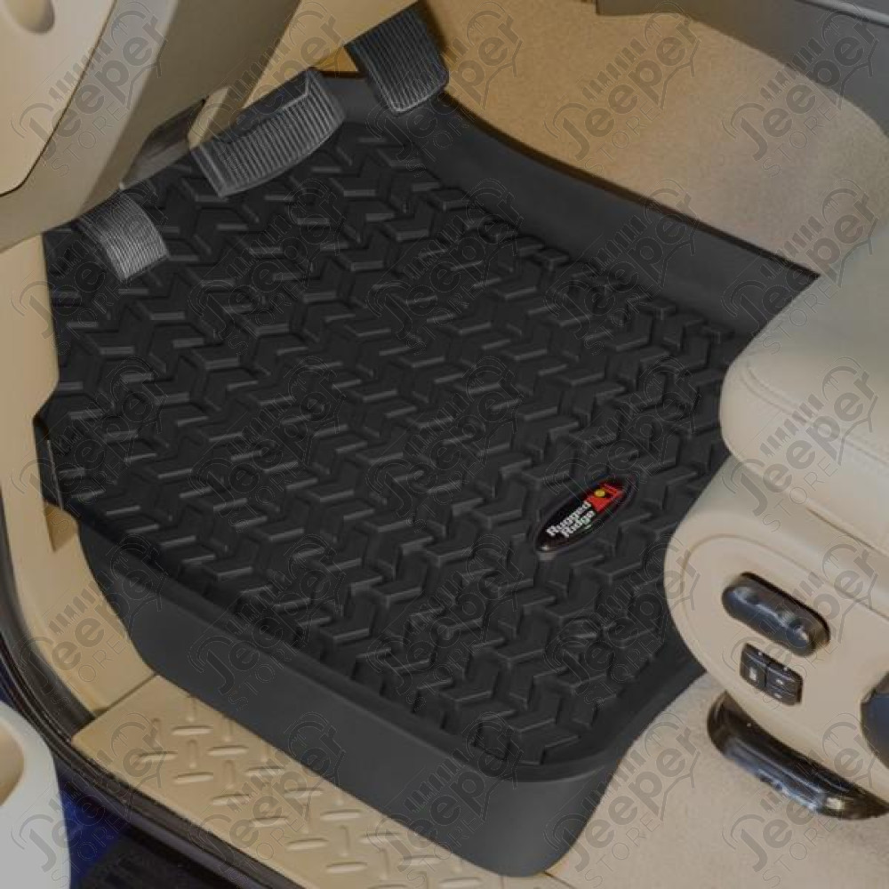 All Terrain Floor Liner, Front Pair, Black 08-10 F-250/F-350