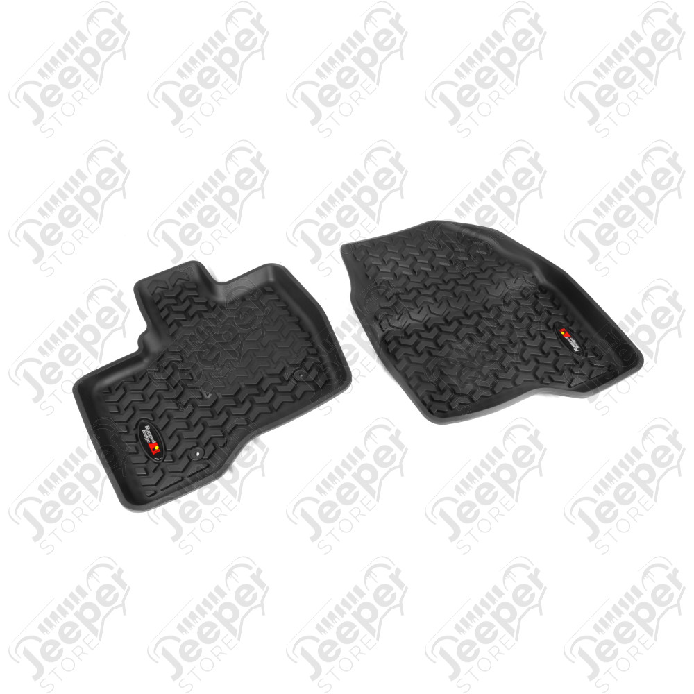 All Terrain Floor Liner, Front Pair, Black; 11-14 Ford Explorer