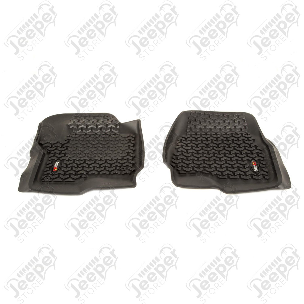 All Terrain Floor Liner, Front Pair, Black 17-18 Ford F-250