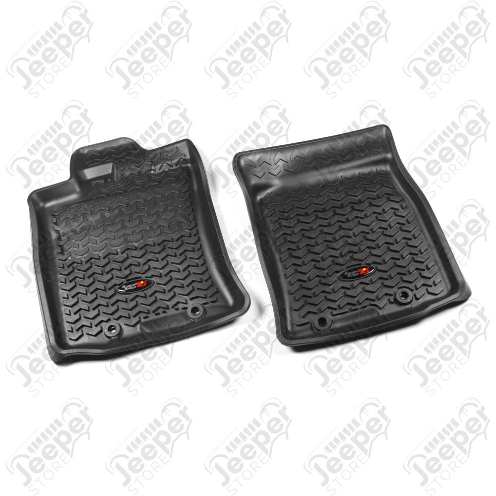 All Terrain Floor Liner, Front Pair, Auto, Black; 12-14 FJ Cruiser
