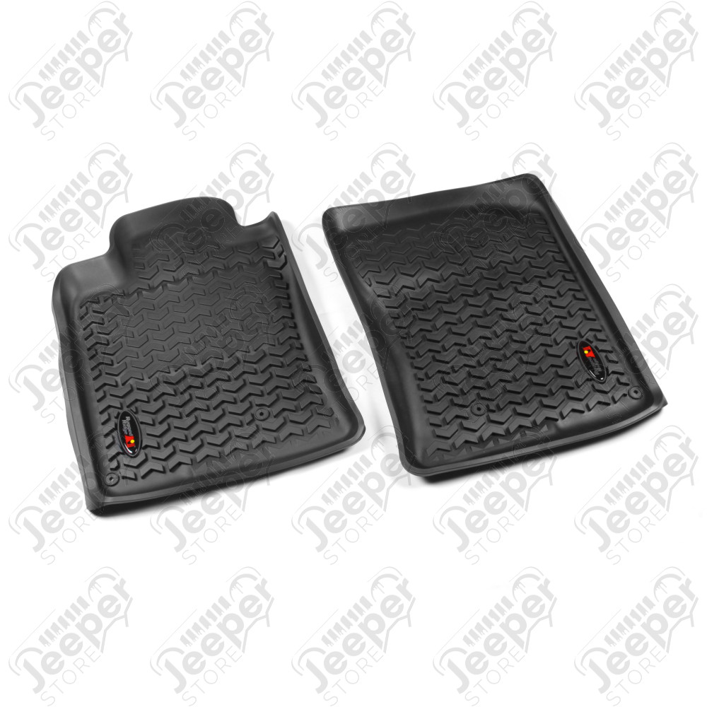 All Terrain Floor Liner, Front Pair, Black; 10-13 Toyota 4Runner