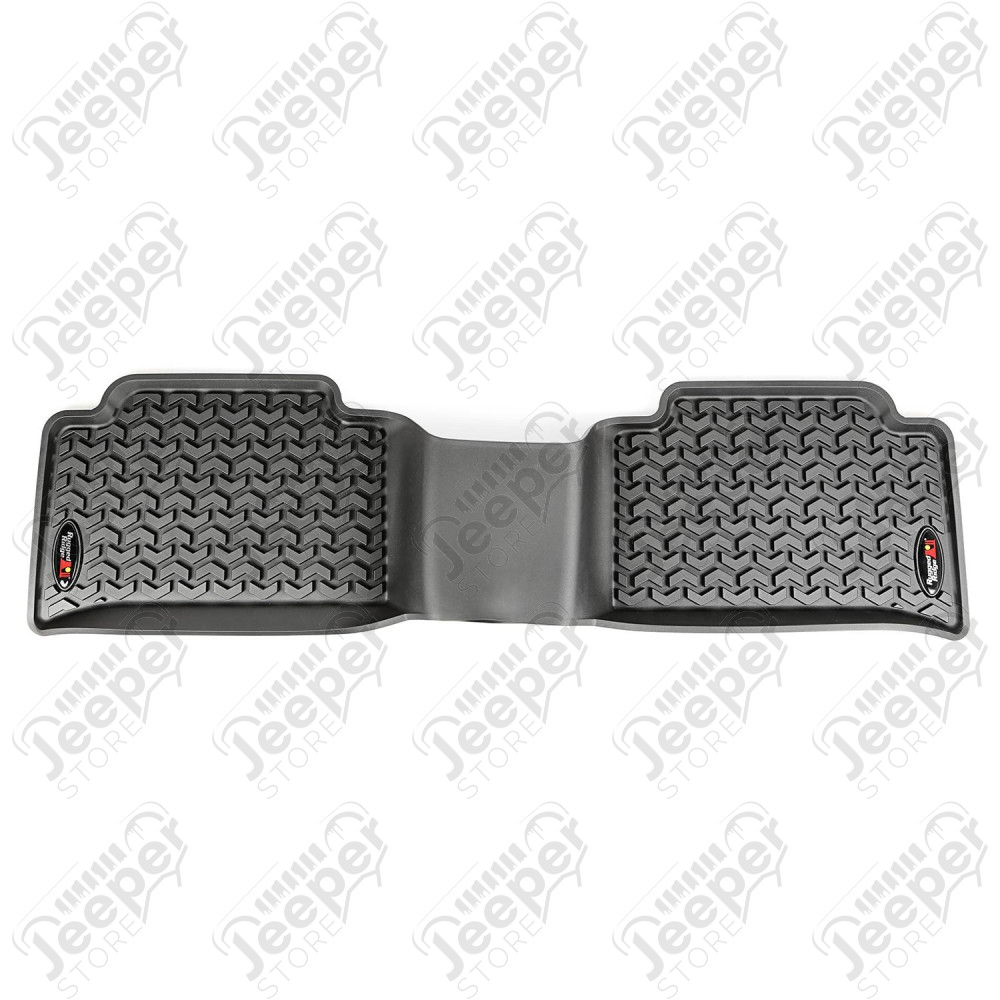 Floor Liner, Rear; Black, 2015-2020 Chevrolet / GMC Colorado / Canyon Crew Cab 