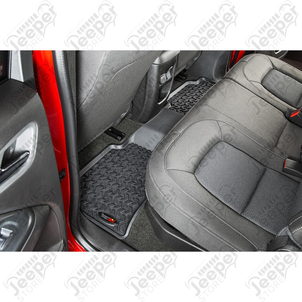 Floor Liner, Rear Black, 2015-2020 Chevrolet / GMC Colorado / Canyon Crew Cab