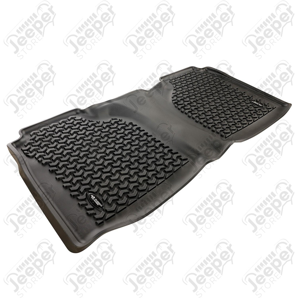 Floor Liner, Rear Black, 2020 Chevy Silverado Crew