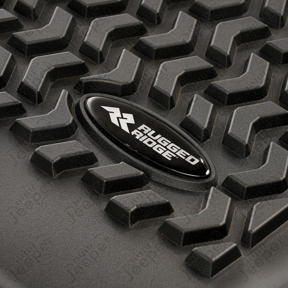 Floor Liner, Rear Black, 2020 Chevy Silverado Crew