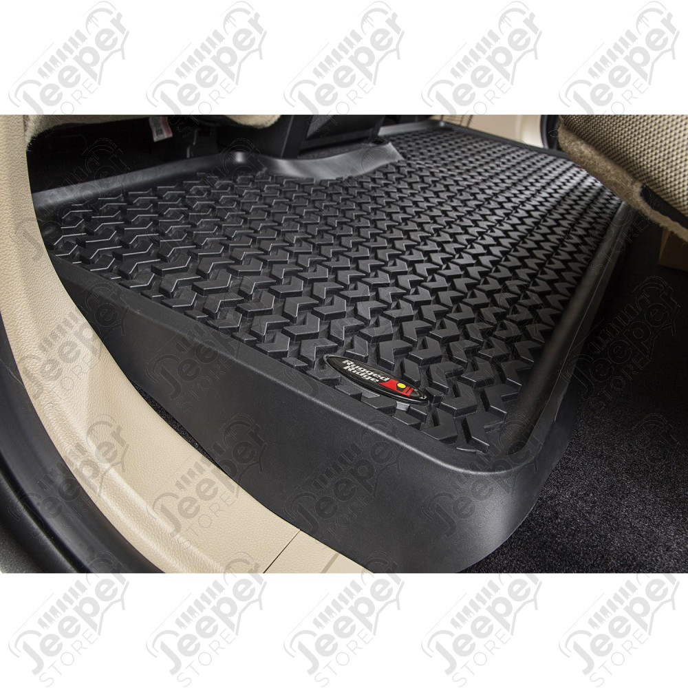 Floor Liner, Rear Black, 2015-2020 Ford F-150 / Raptor / Super Crew