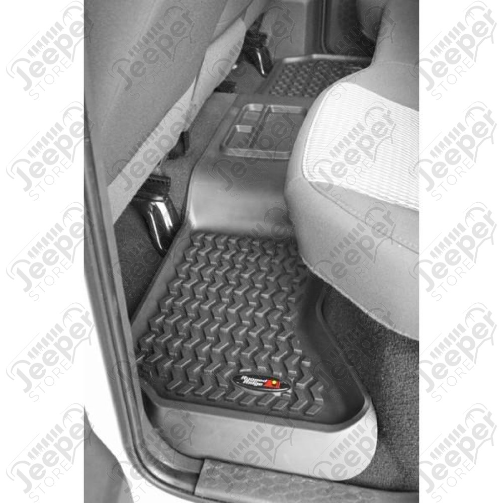 All Terrain Floor Liner, Rear, Black 02-18 Ram 1500-3500 Quad