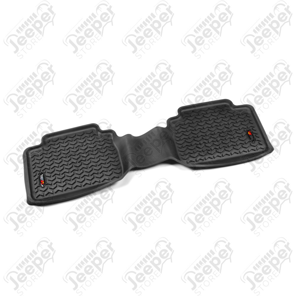All Terrain Floor Liner, Rear, Black; 05-18 Toyota Tacoma