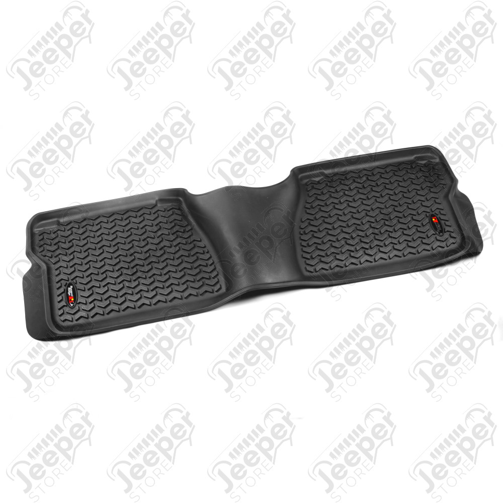 All Terrain Floor Liner, Rear, Black; 12-18 Toyota Tundra
