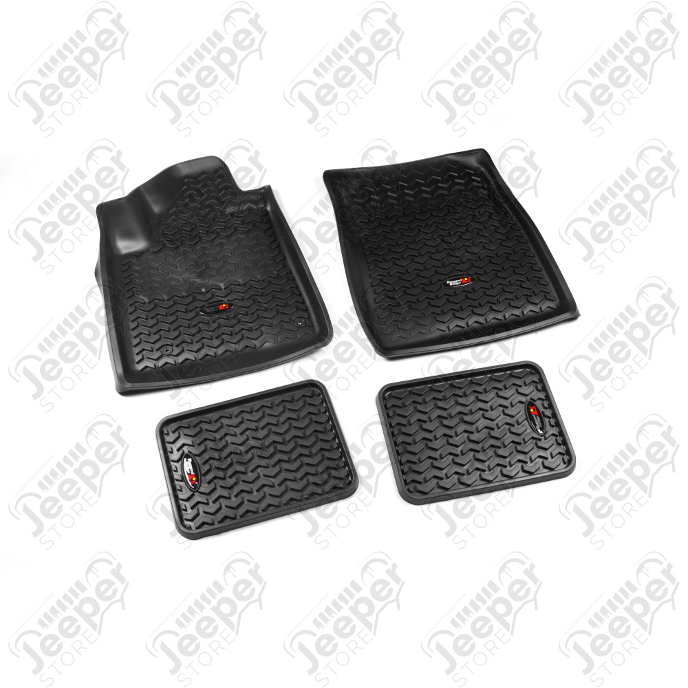All Terrain Floor Liner Kit, Black; 07-11 Sequoia/Tundra