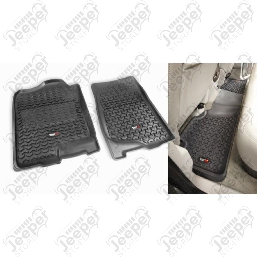 All Terrain Floor Liner Kit, Black 07-11 GM Crew Cab Trucks