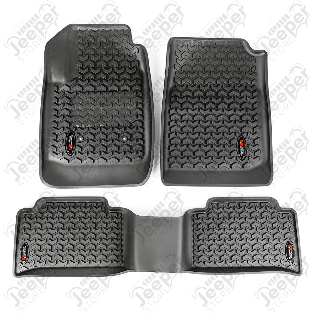 All Terrain Floor Liner Kit, Kit, Black; 15-17 Colorado/Canyon