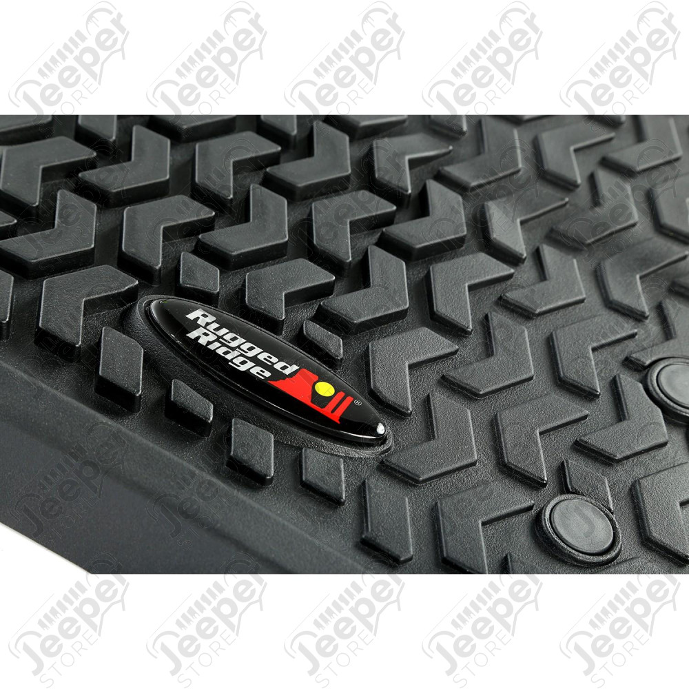All Terrain Floor Liner Kit, Black 09-18 Ram 1500-3500 Crew Cab