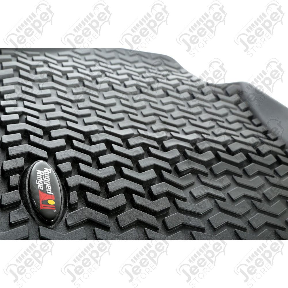All Terrain Floor Liner Kit, Black 09-18 Ram 1500-3500 Crew Cab