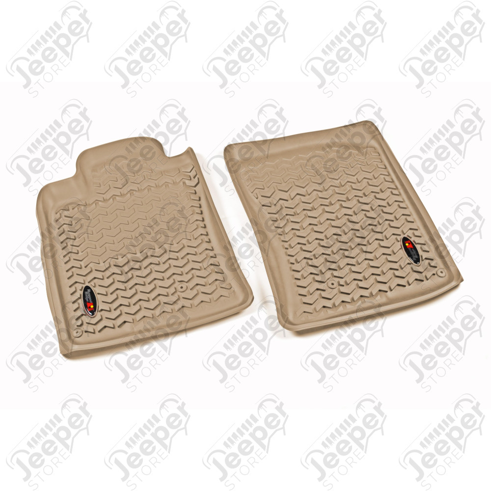All Terrain Floor Liner, Front Pair, Tan; 10-13 Toyota 4Runner
