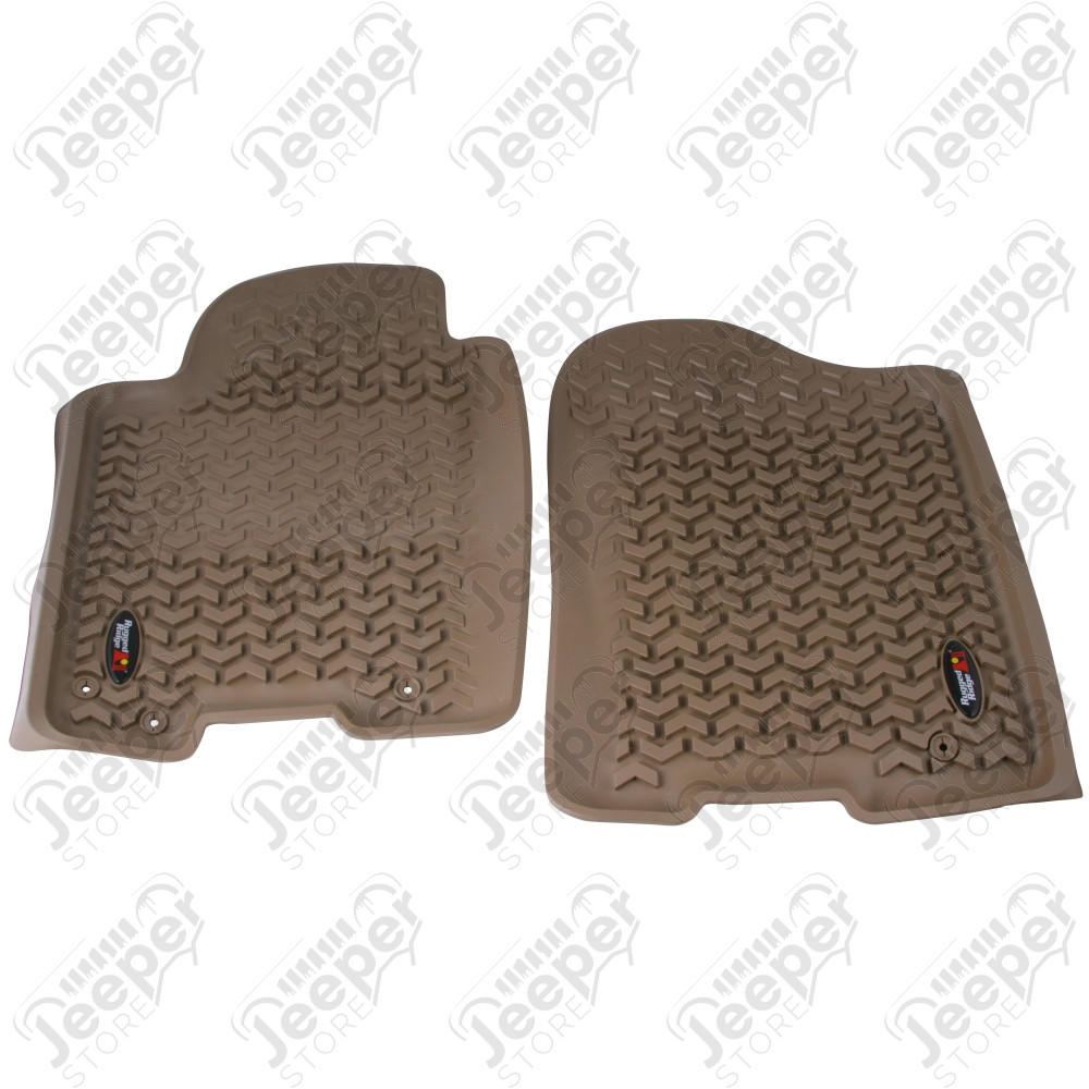 All Terrain Floor Liner, Front Pair, Black; 12-18 Armada/Titan