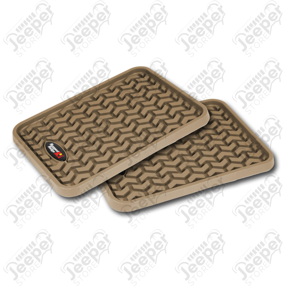 All Terrain Floor Liner, Rear Pair, Tan, Universal