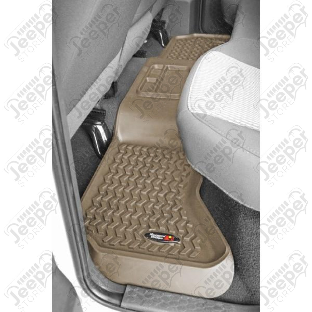 All Terrain Floor Liner, Rear, Tan 02-18 Dodge Ram 1500-3500 Quad