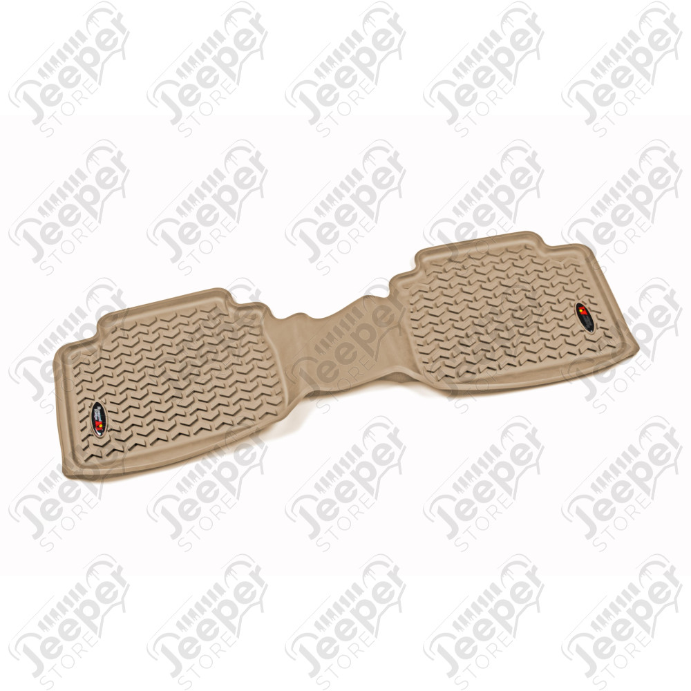 All Terrain Floor Liner, Rear, Tan; 05-18 Toyota Tacoma