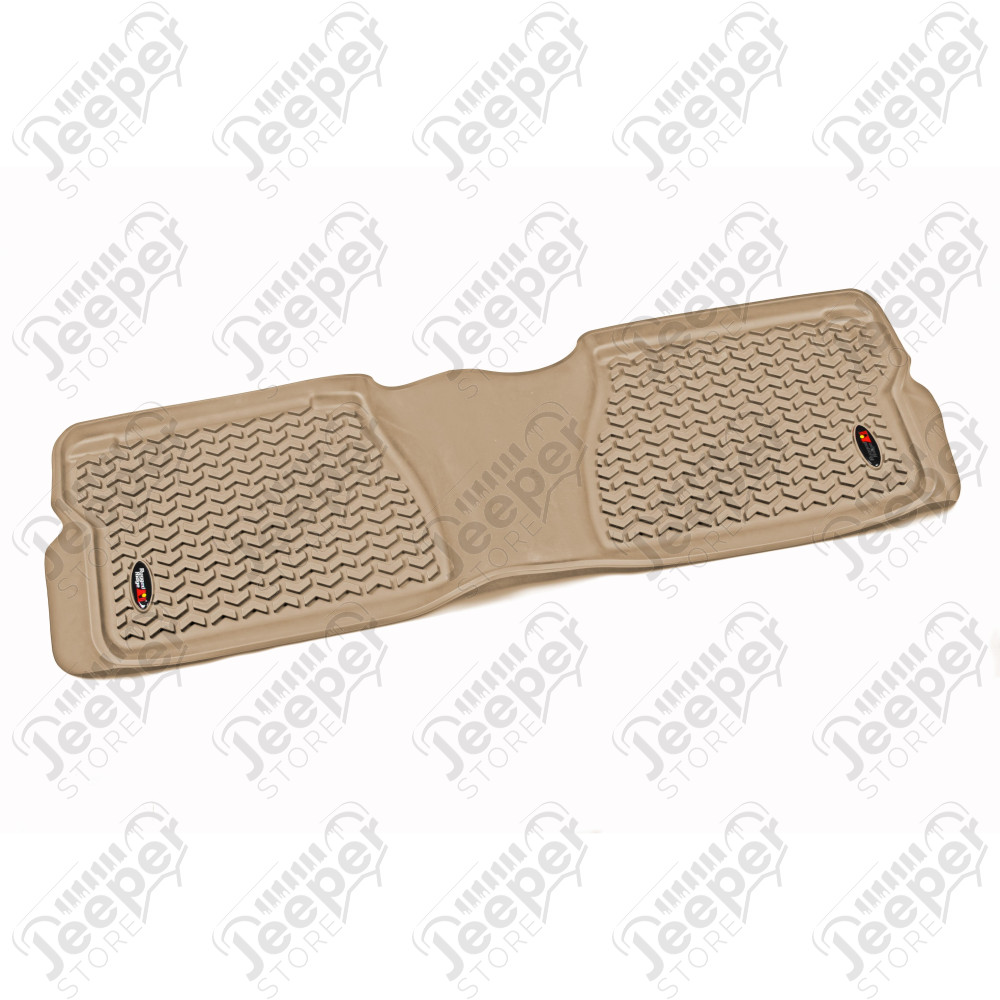All Terrain Floor Liner, Rear, Tan; 12-18 Toyota Tundra