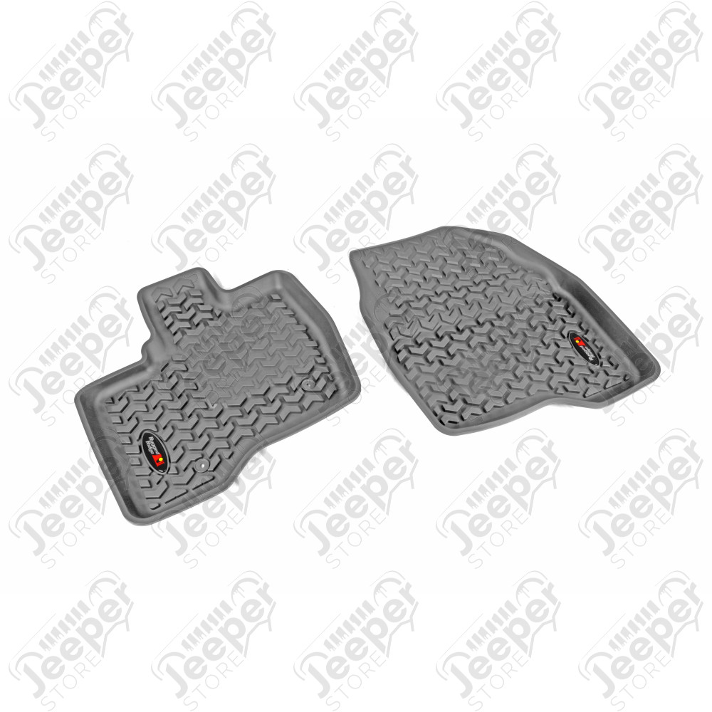All Terrain Floor Liner, Front Pair, Gray; 11-14 Ford Explorer