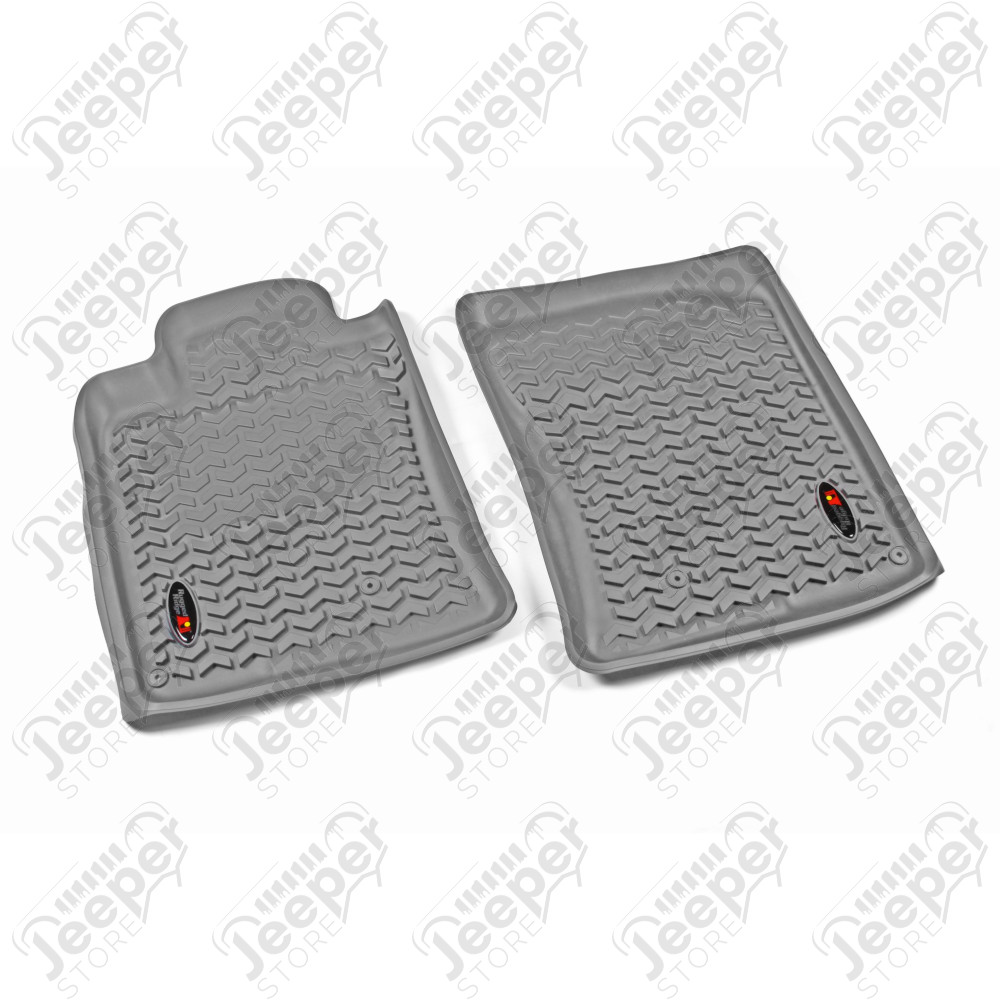 All Terrain Floor Liner, Front Pair, Gray; 10-13 Toyota 4Runner