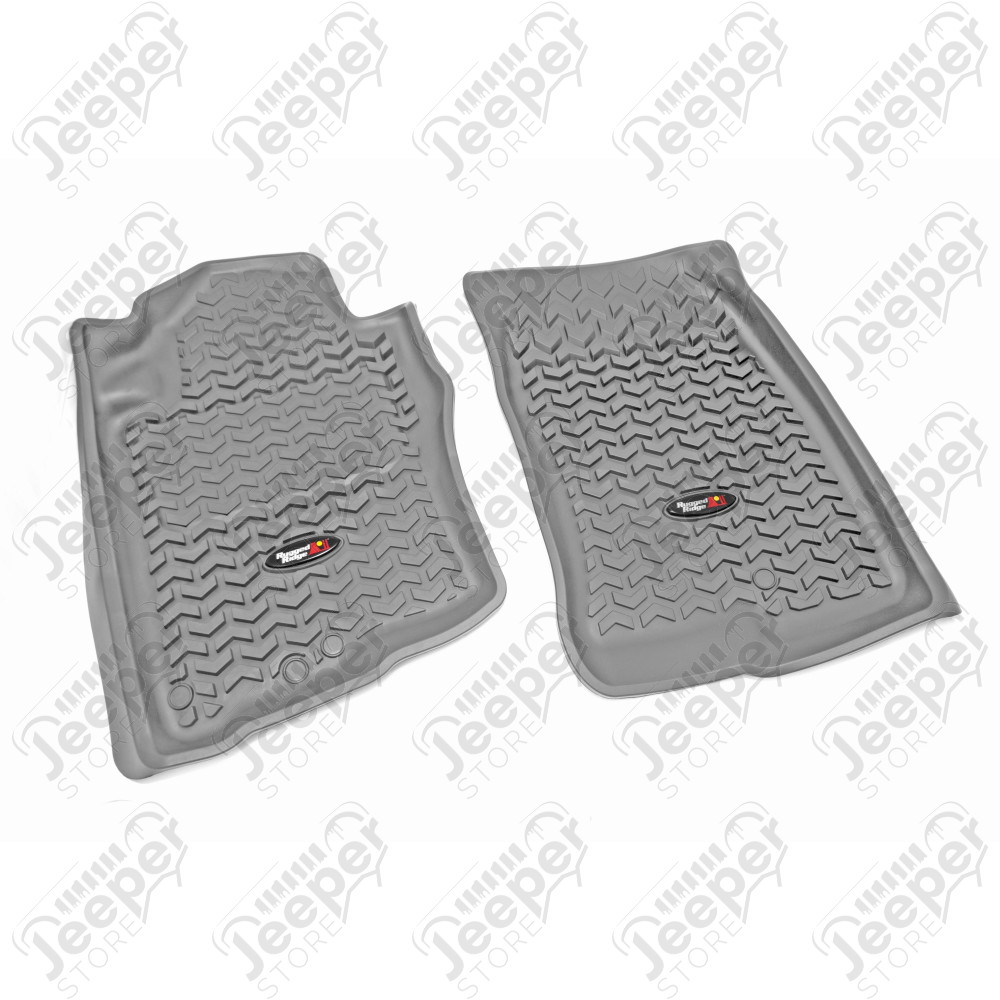 All Terrain Floor Liner, Front Pair, Gray; 05-15 Pathfinder/Xterra