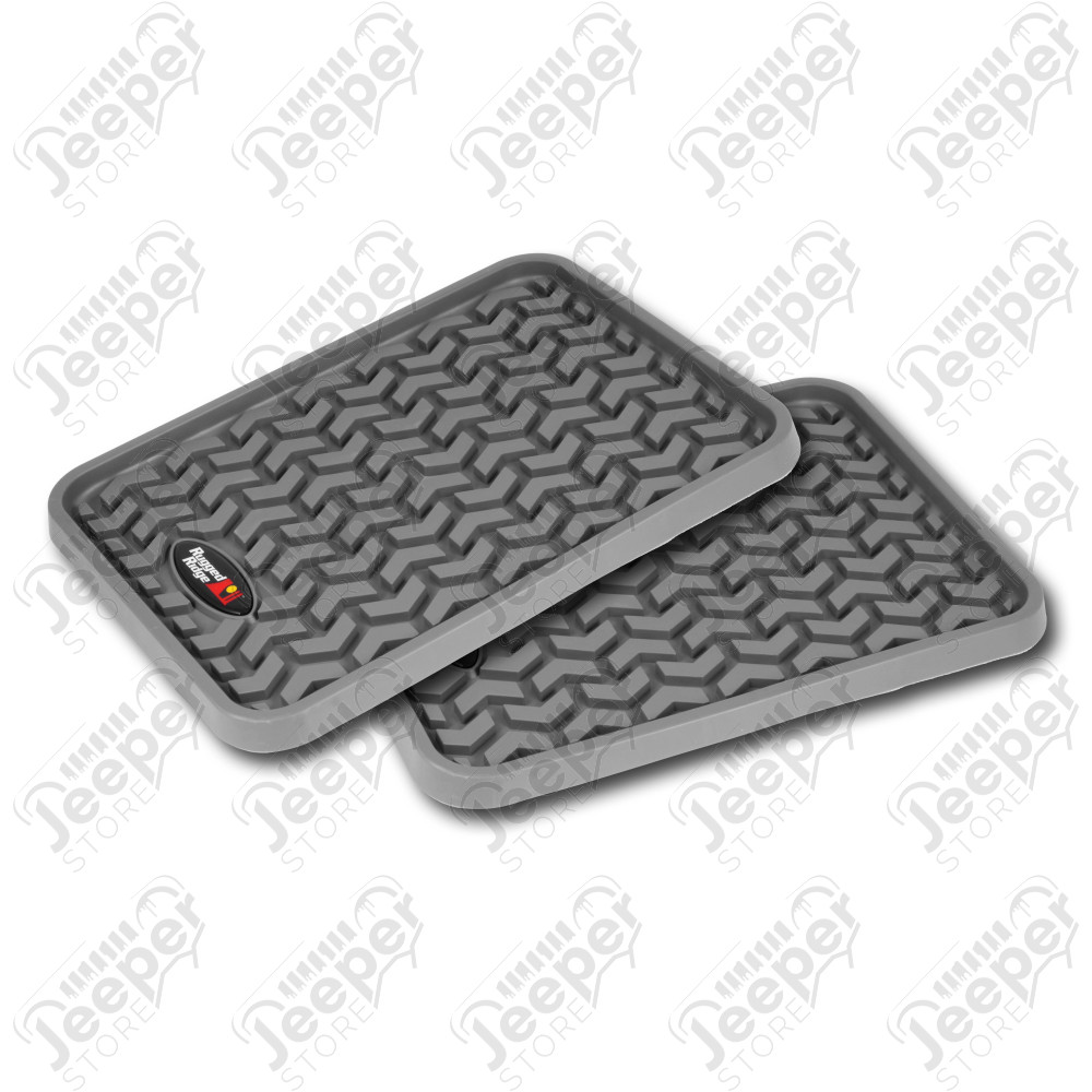 All Terrain Floor Liner, Rear Pair, Gray, Universal
