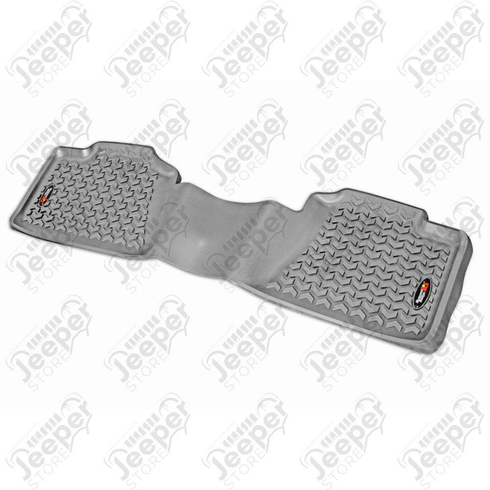 All Terrain Floor Liner, Rear, Gray; 99-14 GMC Full-size Pickup/SUV