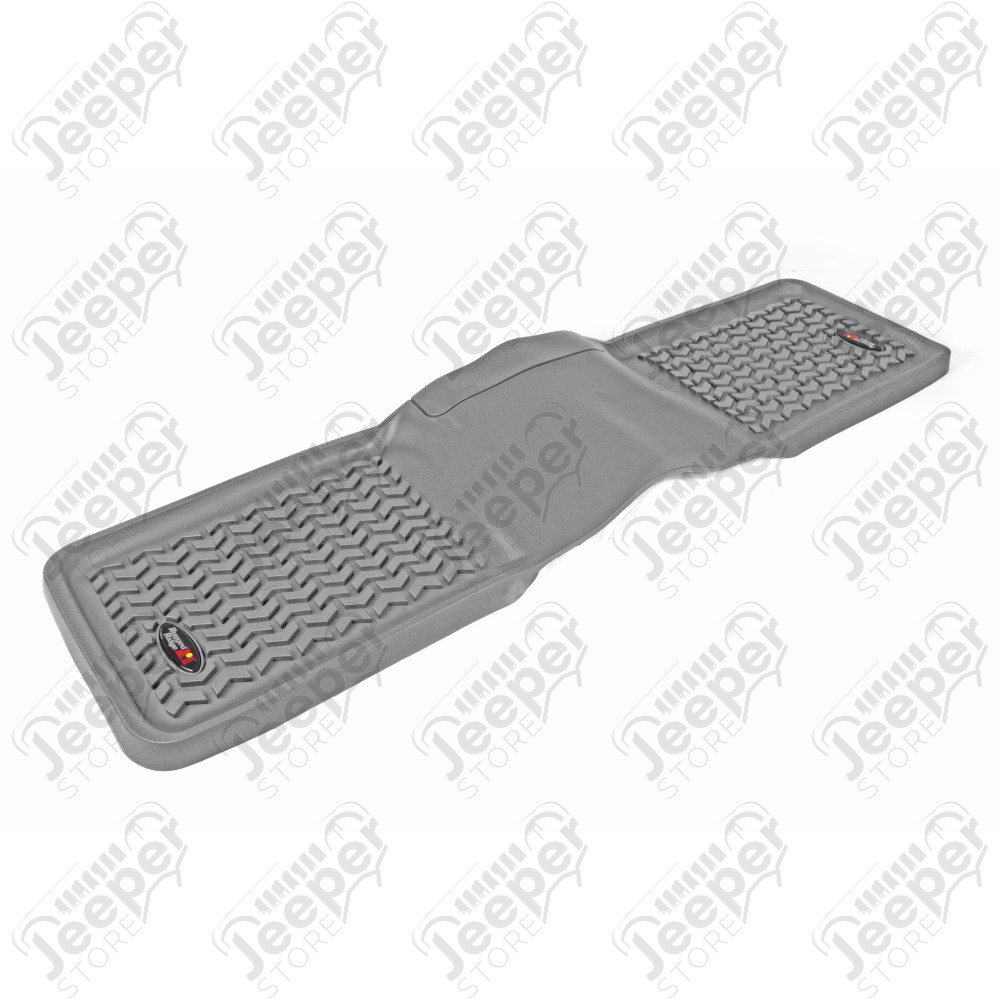 All Terrain Floor Liner, Rear, Gray; 97-08 F-150 Reg/SuperCrew