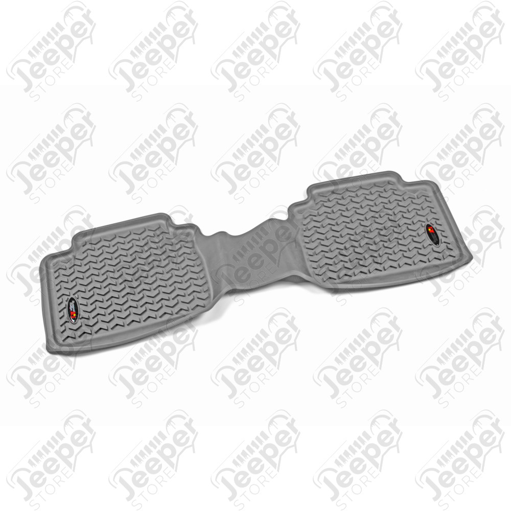 All Terrain Floor Liner, Rear, Gray; 05-18 Toyota Tacoma
