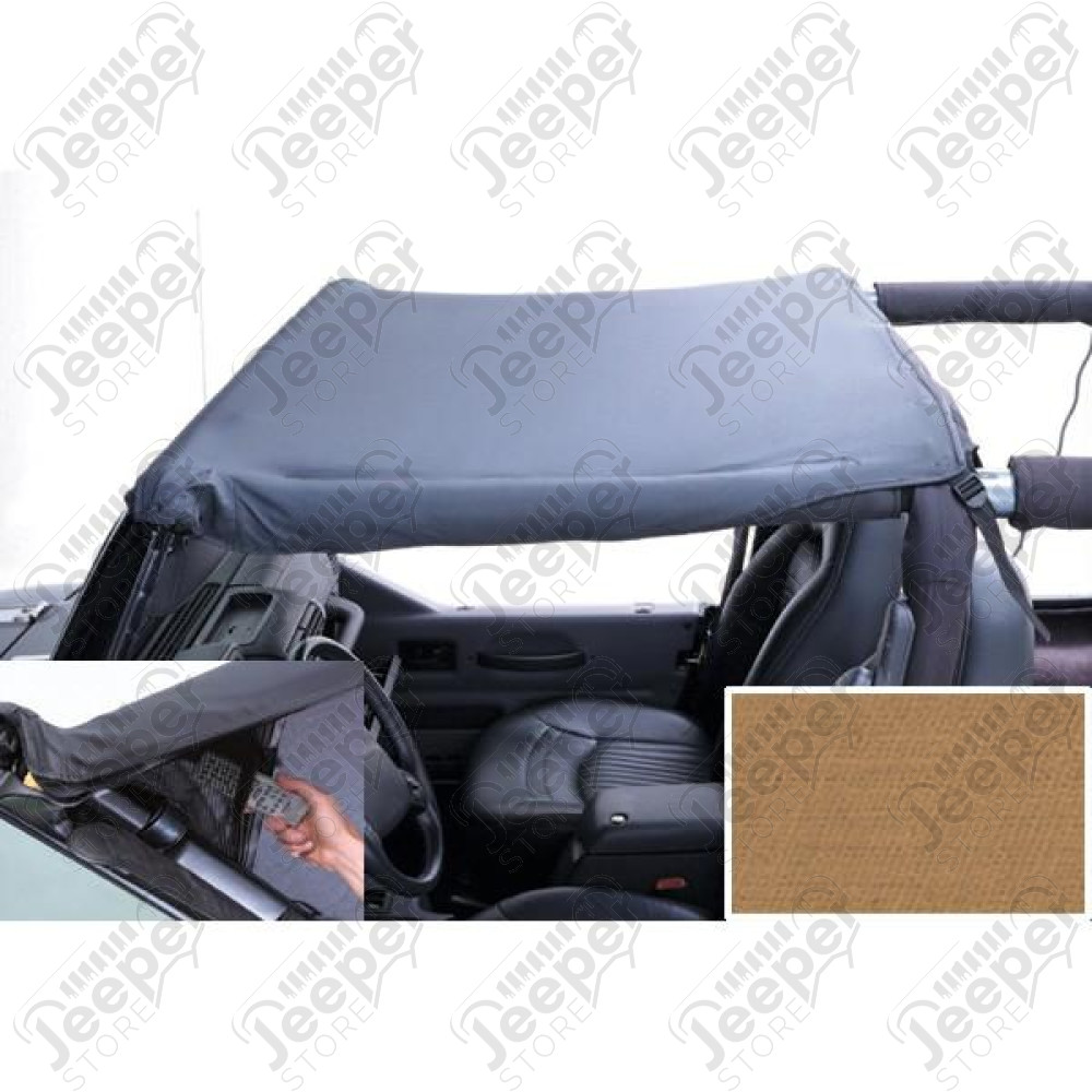 Pocket Brief Top, Spice; 97-06 Jeep Wrangler TJ