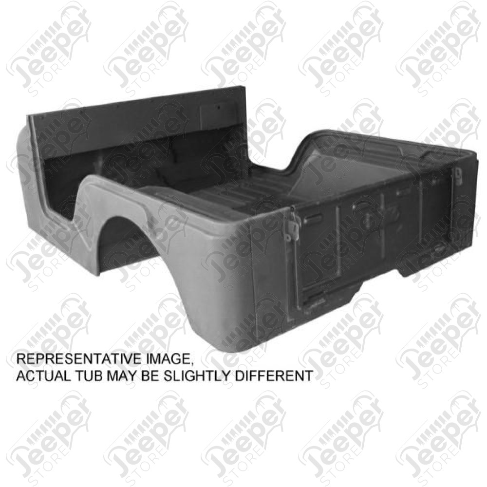 Body Tub, Reproduction, Steel, Jeep Script; 76-83 Jeep CJ5