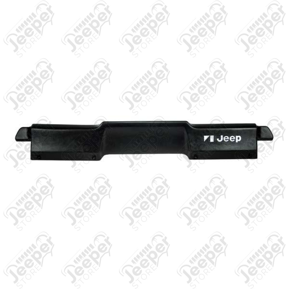 Dash Panel, Embossed Jeep/AMC Logo, Black; 76-86 Jeep CJ