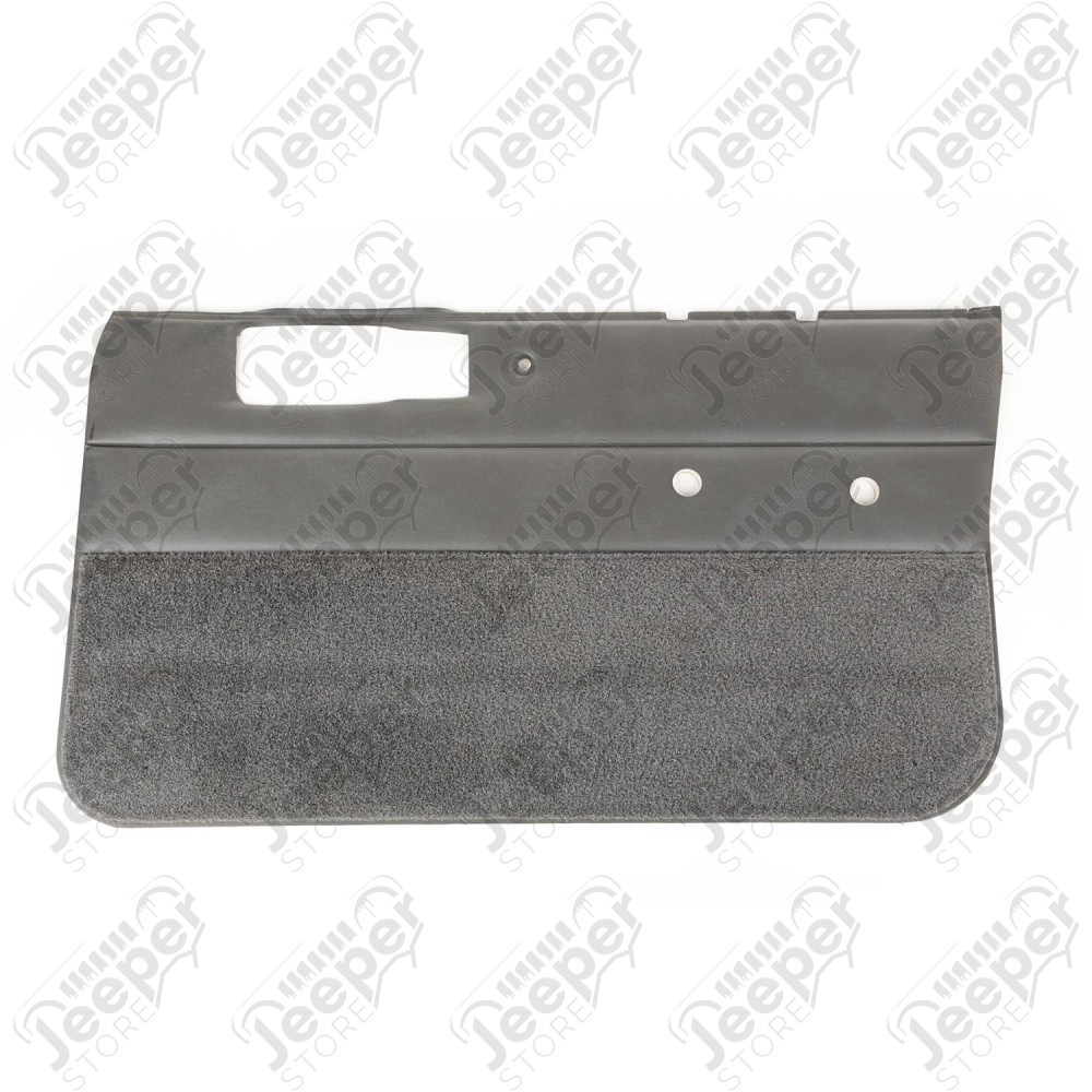 Door Interior Panel, Front, Right, Charcoal; 84-96 Cherokee XJ
