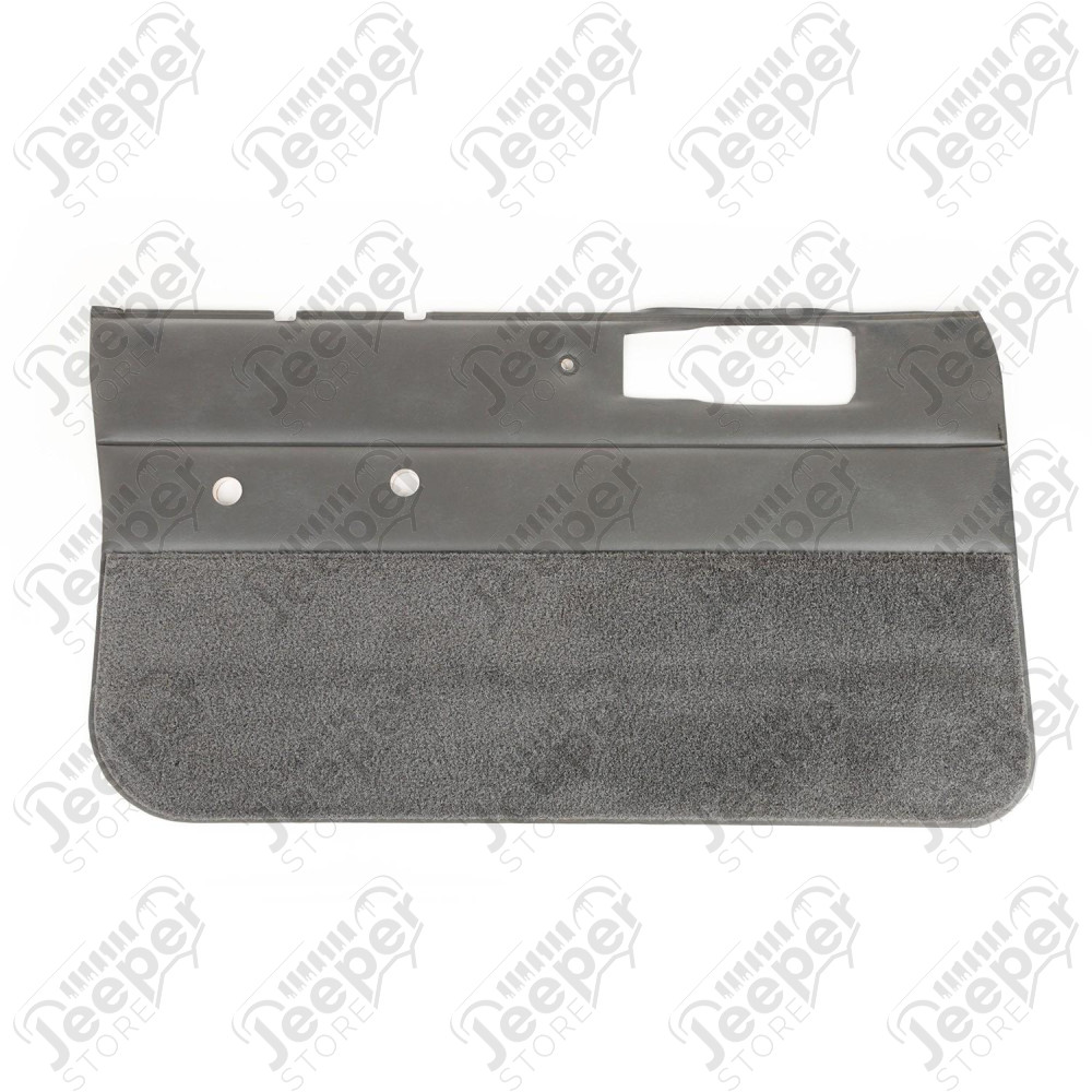Door Interior Panel, Front, Left, Charcoal; 84-96 Cherokee XJ