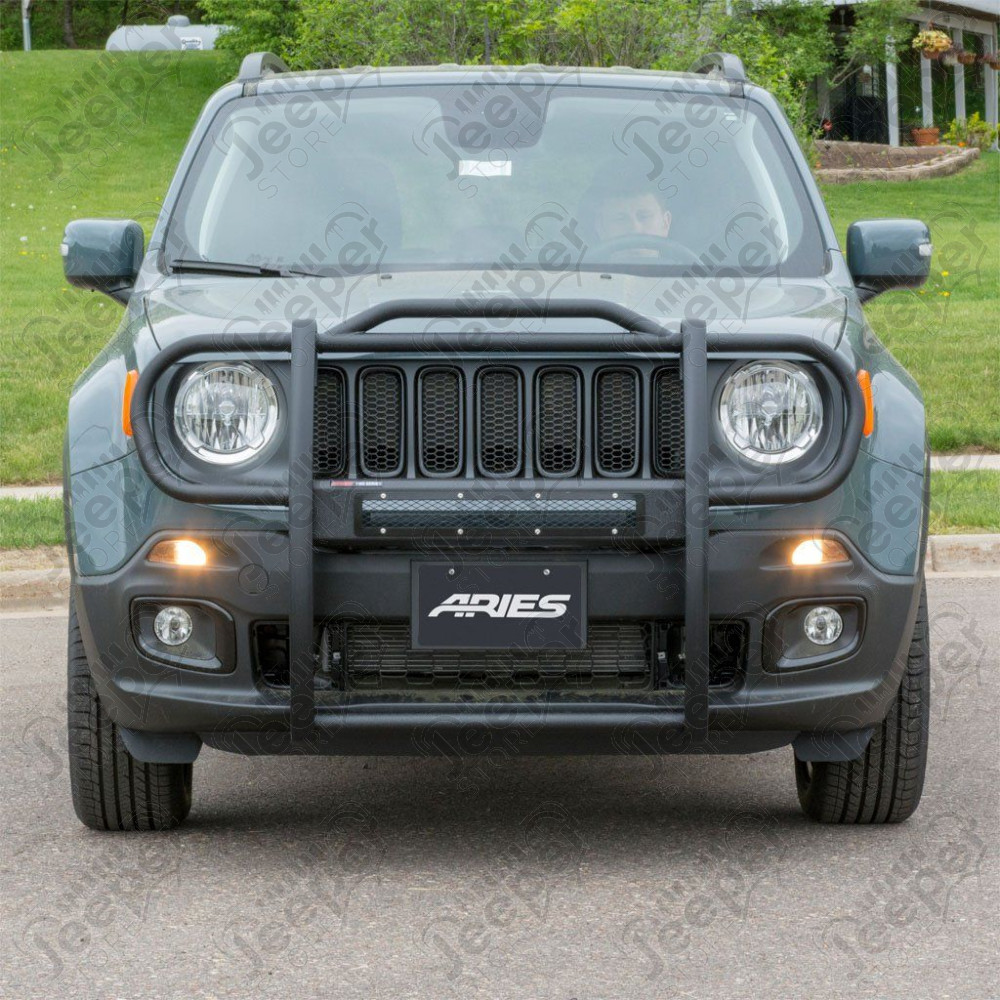 Pare-buffle en acier noir (diamètre tube : 1.5") - Jeep Renegade BU - P1055